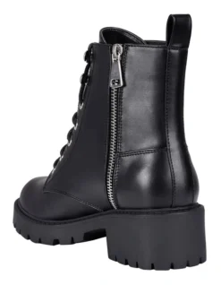 Jasmin II Lace Up Combat Boots In Black -Dune London Shoes Shop 980559640 4 1 720x928
