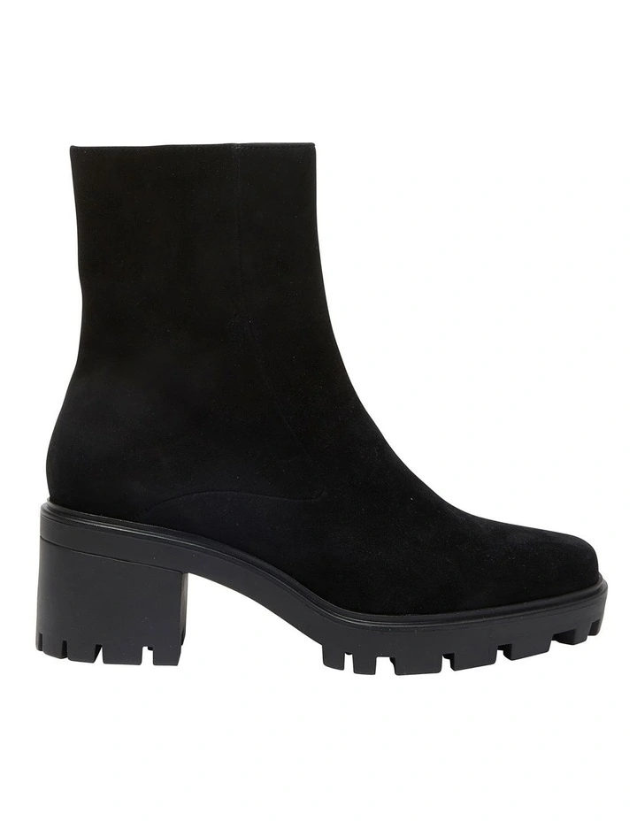 Zack Lether Suede Boots In Black 1 Zack Lether Suede Boots In Black