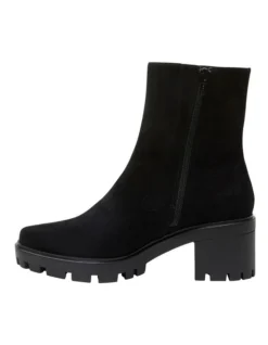 Zack Lether Suede Boots In Black 9 Zack Lether Suede Boots In Black -Dune London Shoes Shop 980936290 3 720x928