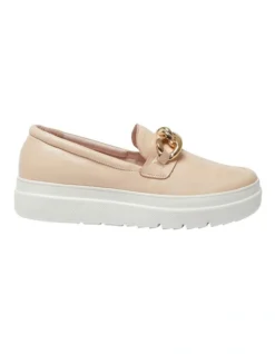 Bates Leather Sneaker In Blush