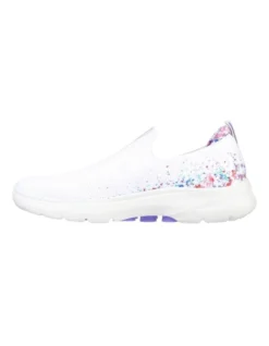 Skechers Gowalk 6 Floral Sunrise In White 7 Skechers Gowalk 6 Floral Sunrise In White -Dune London Shoes Shop 981472150 3 720x928