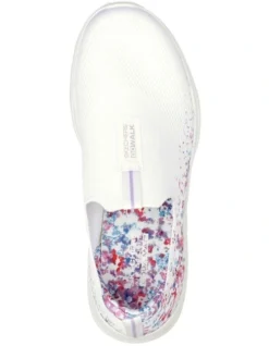 Skechers Gowalk 6 Floral Sunrise In White 8 Skechers Gowalk 6 Floral Sunrise In White -Dune London Shoes Shop 981472150 4 720x928