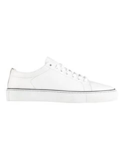Royale Leather Sneakers In White