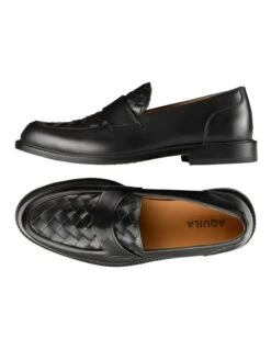 Freeman Leather Loafers In Black -Dune London Shoes Shop 981774460 3 1 720x928
