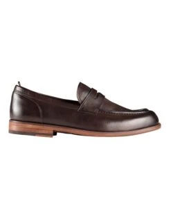 Gerardo Leather Loafers In Brown