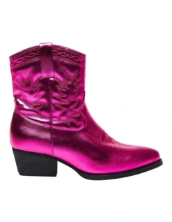 Texas Western Boots In Pink