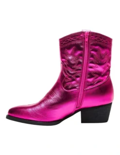Texas Western Boots In Pink -Dune London Shoes Shop 983981980 3 720x928