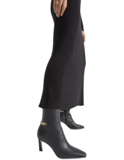 Charlotte Chain Boot In Black -Dune London Shoes Shop 988435540 988433380 3 720x928