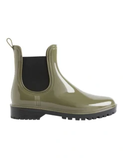 Emily Jelly Ankle Boot In Fern