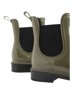 Emily Jelly Ankle Boot In Fern -Dune London Shoes Shop 988435630 4 720x928