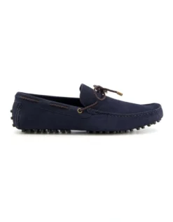 Dune London Bound Loafer In Navy