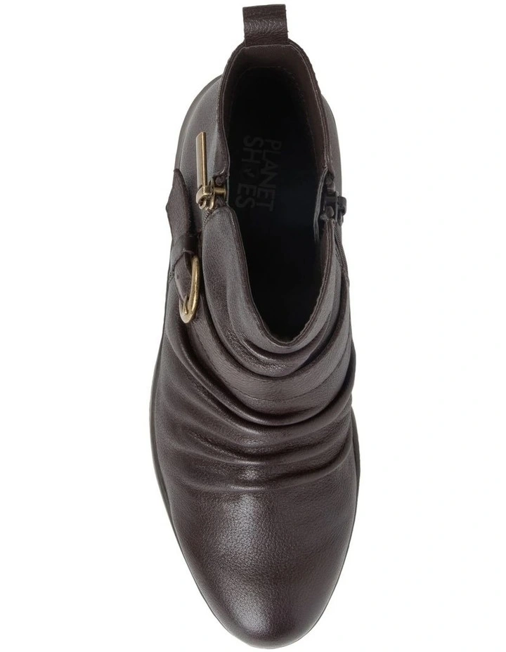 Frier Leather Boot In Dark Brown 3 Frier Leather Boot In Dark Brown - Image 3