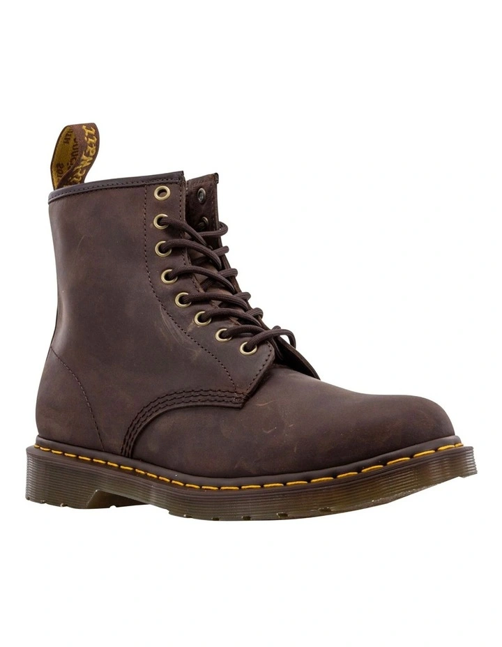 Dr. Martens 1460 8 Eye Boot In Brown 2 Dr. Martens 1460 8 Eye Boot In Brown - Image 2
