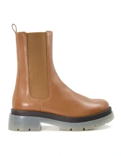 Dune London Palmz Ankle Boot In Camel